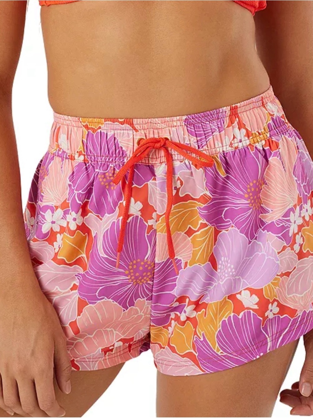 Roxy Bell Bottom Blooms No Bad Waves Board Shorts